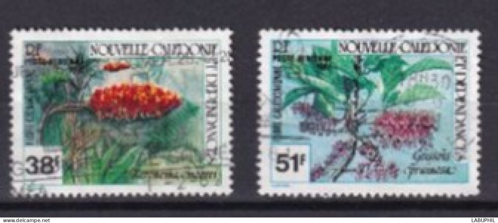 NOUVELLE CALEDONIE Dispersion D'une Collection Oblitéré Used  1981 Fleurs - Oblitérés