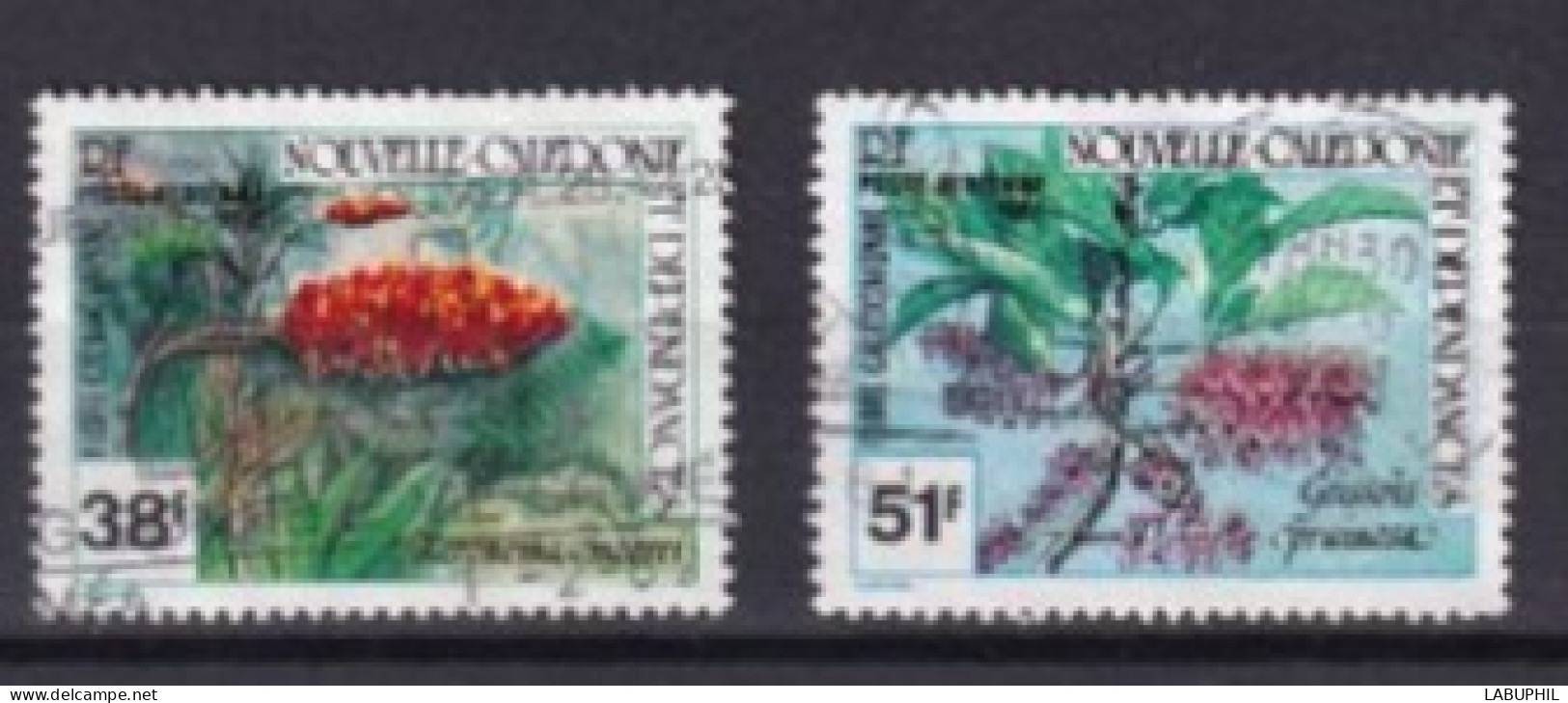 NOUVELLE CALEDONIE Dispersion D'une Collection Oblitéré Used  1981 Fleurs - Gebraucht