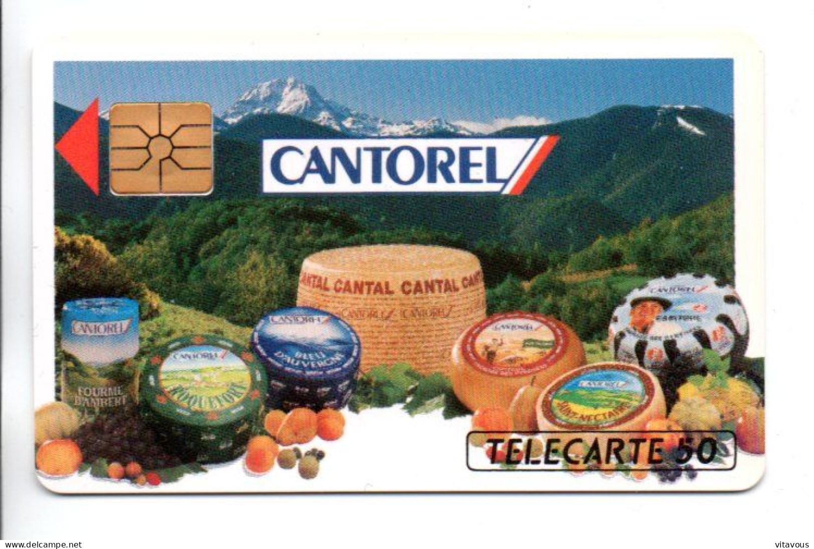 EN 573 Cantorel Fromage Télécarte FRANCE 50 Unités Phonecard  (G 1077) - 50 Unidades