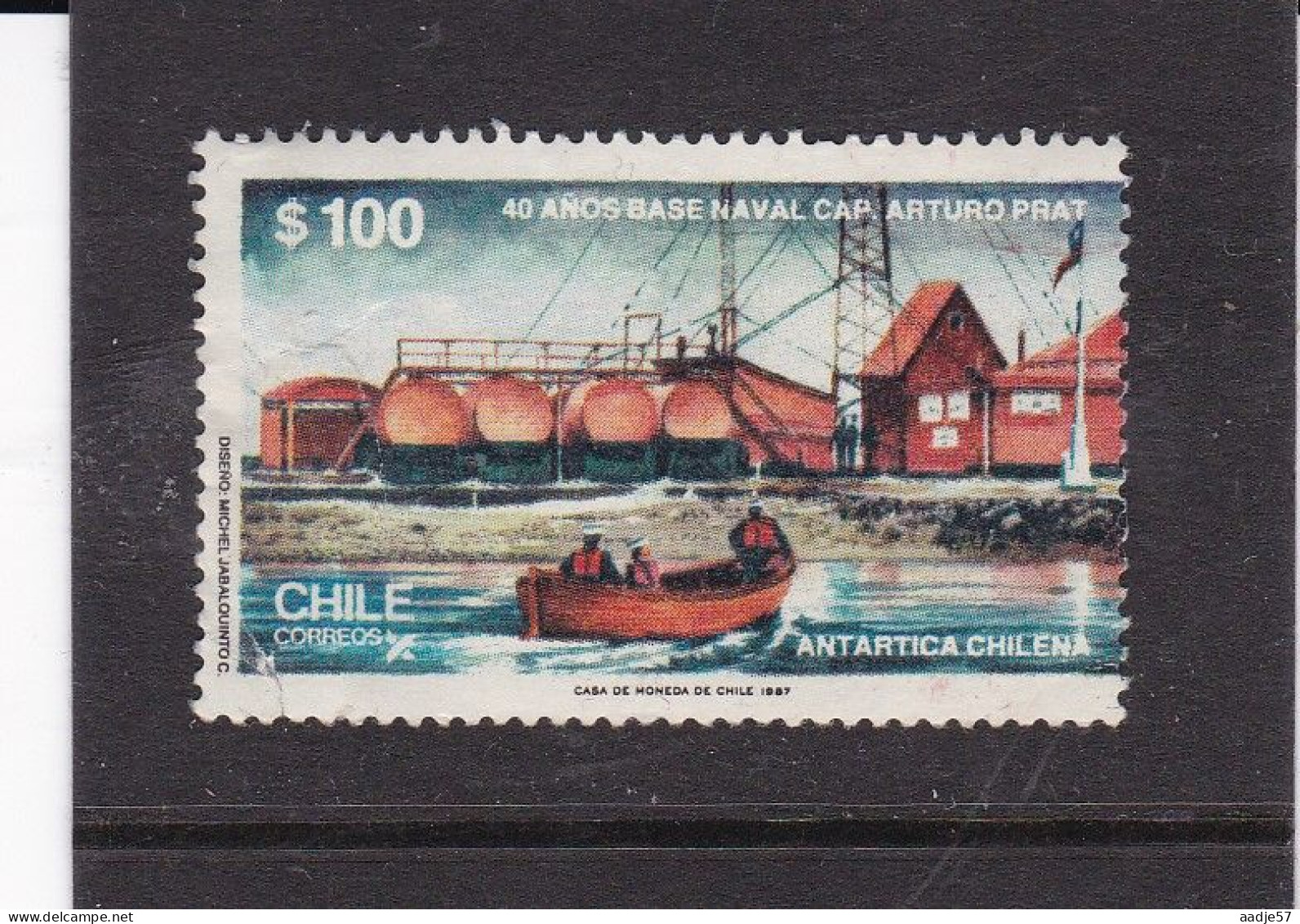 Chile 1987 Antarctic Station Mi 1171  Used 5853 - Climat & Météorologie