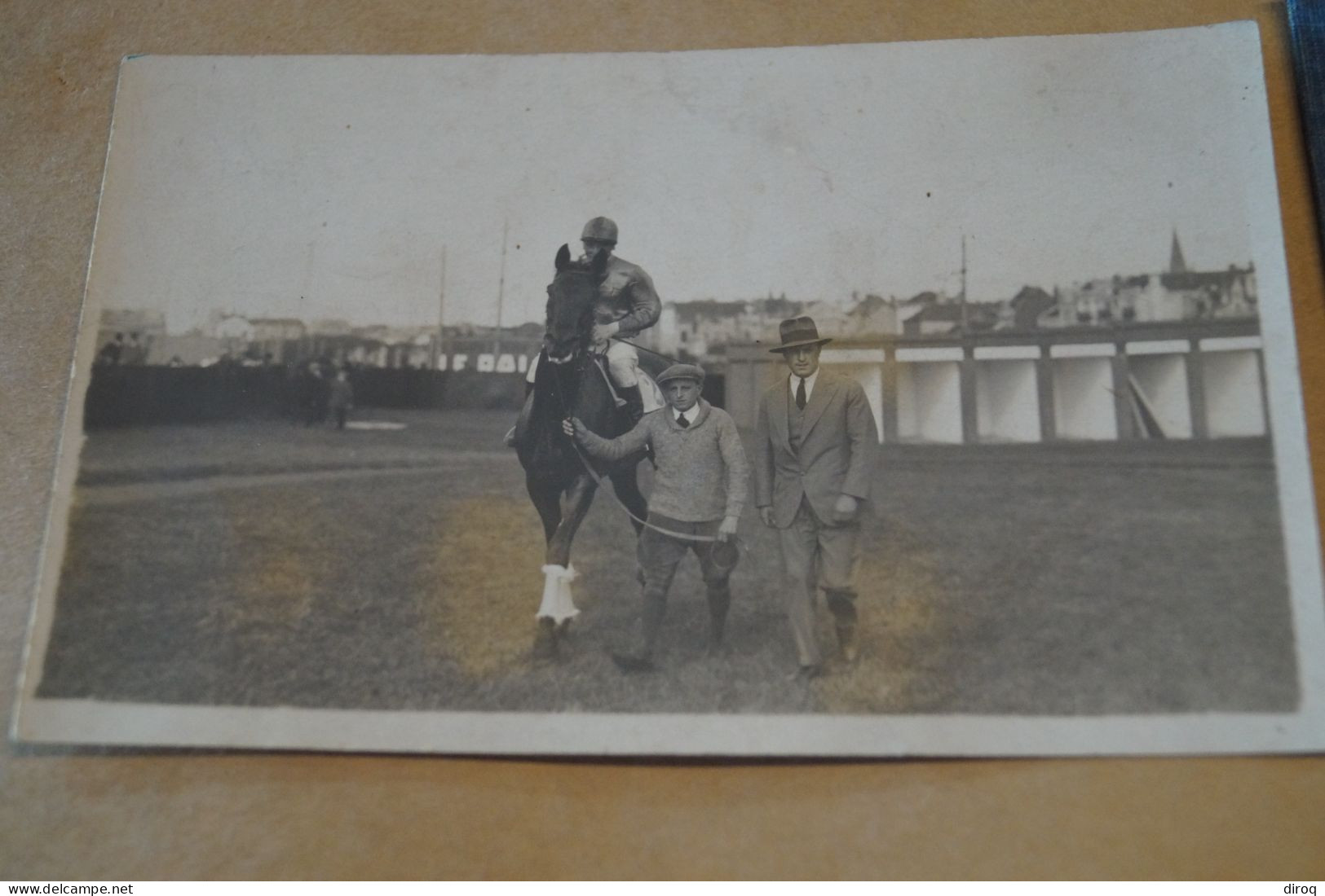 Hippisme,sport Hippique,lot De 5 Photos Originales + Carte D'entraineur,original 1932 - Deportes