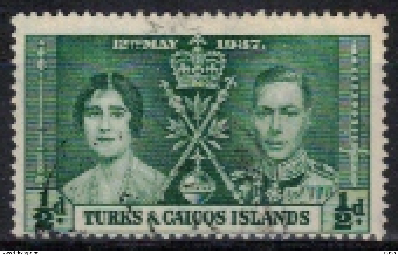 ILES TURKS & CAICOS      1917     N° 72 - 77 * Avec Charnière   1937 N° 117 Oblitéré   1953 N° 177/78 ** Sans Charnière - Turks & Caicos (I. Turques Et Caïques)