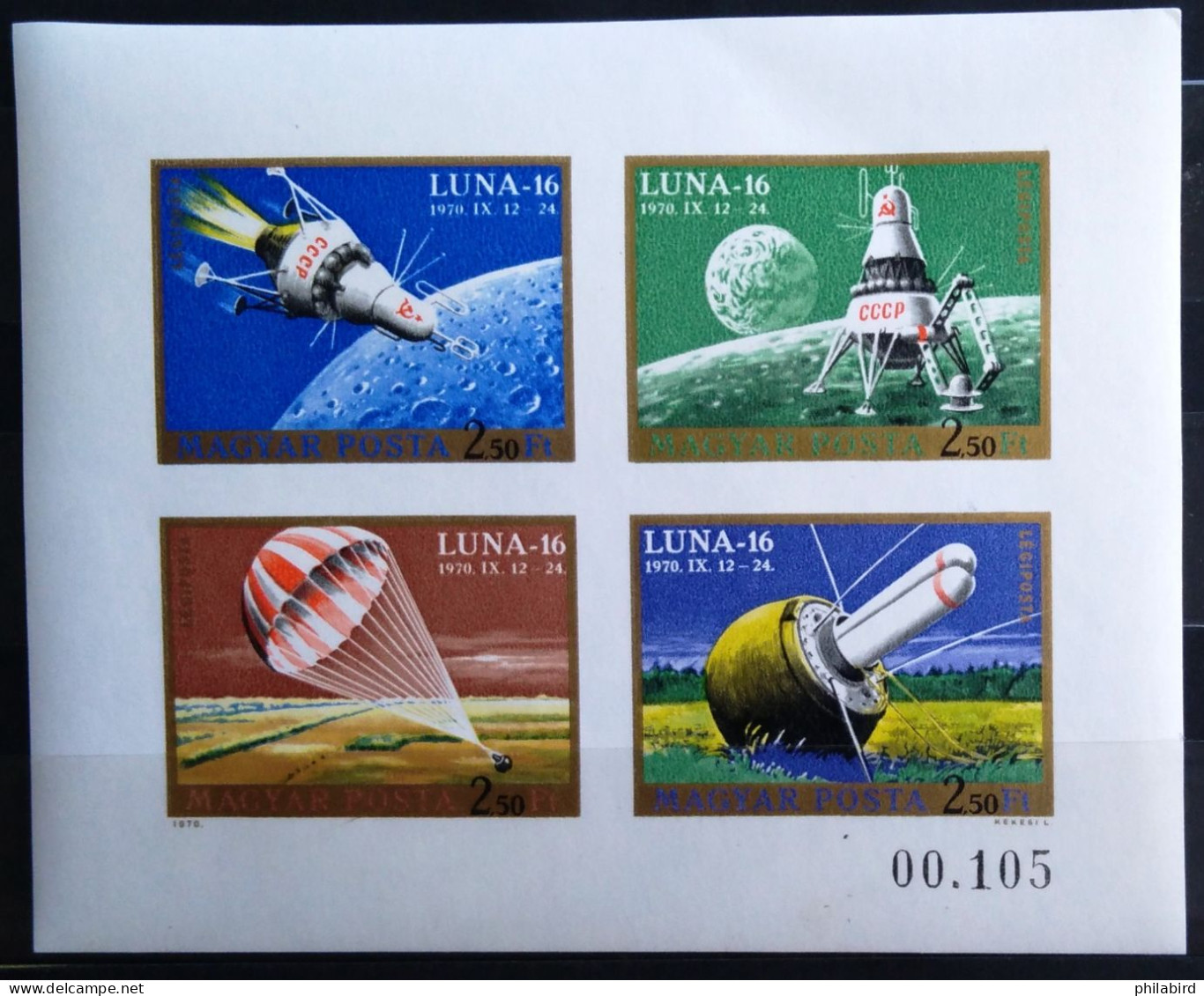 HONGRIE                           Feuille P.A  337/340  Non Dentelé                   NEUF** - Unused Stamps