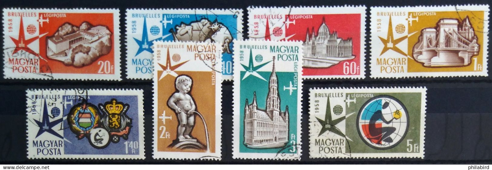 HONGRIE                           P.A  198/205                        OBLITERE - Used Stamps