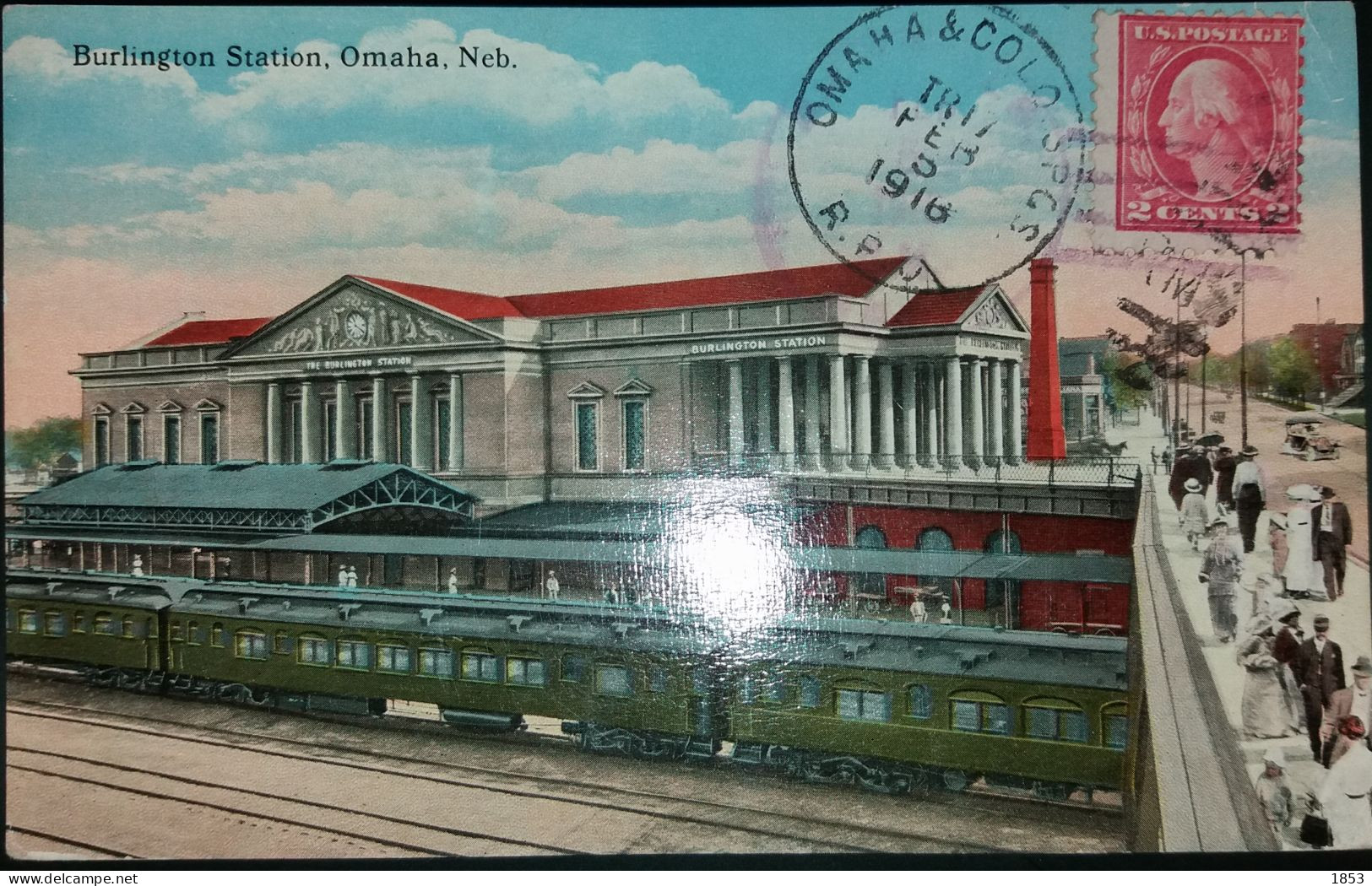 BURLINGTON STATION. OMAHA.NEB FROM PORTUGAL - Omaha