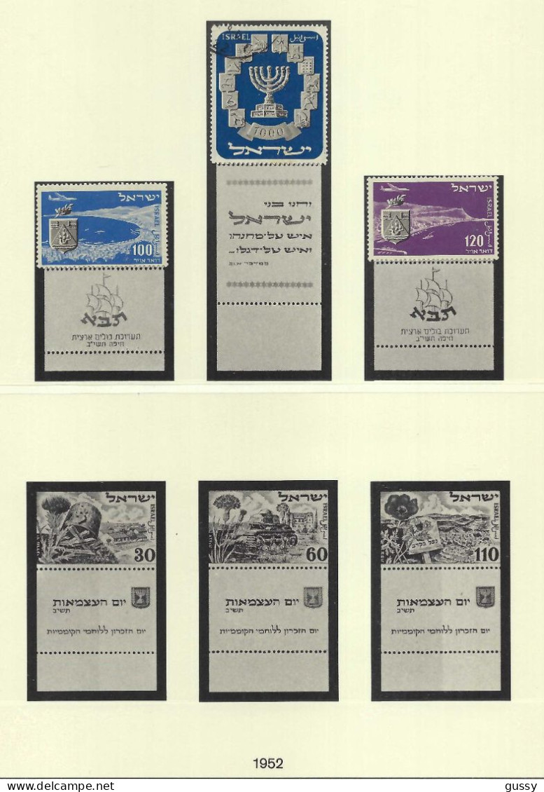 ISRAEL Ca.1952-57: Lot D' Obl. Et Neufs** - Unused Stamps (with Tabs)