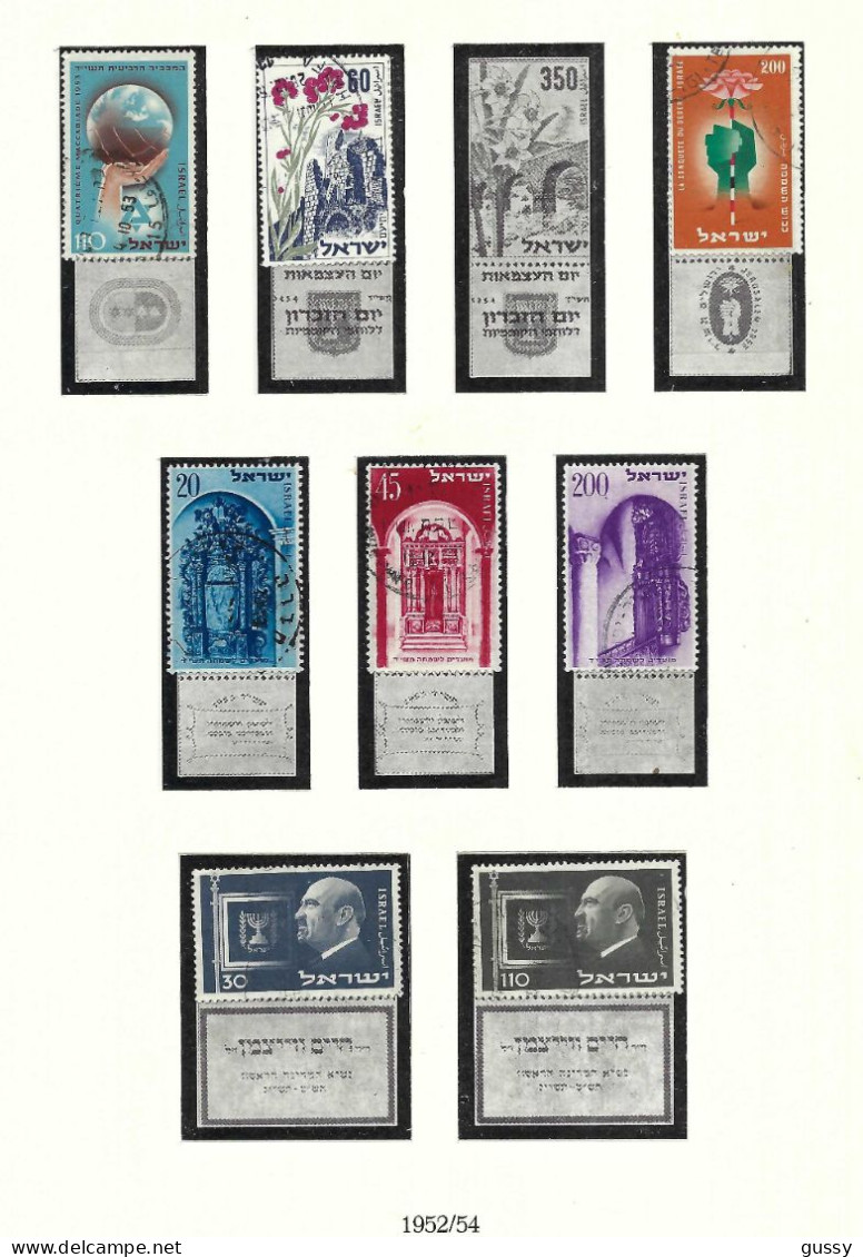 ISRAEL Ca.1952-57: Lot D' Obl. Et Neufs** - Ungebraucht (mit Tabs)