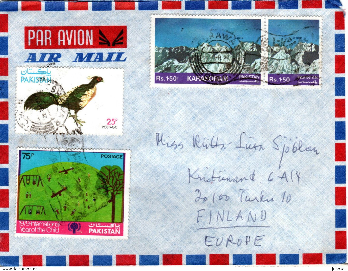 PAKISTAN, Letter, Pheasant   /  Lettre, Faisan - Hühnervögel & Fasanen