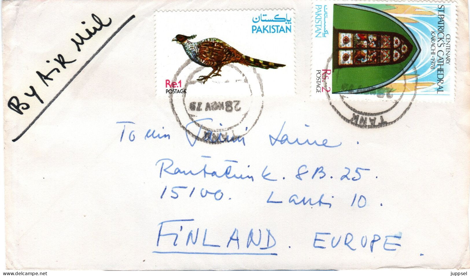 PAKISTAN, Letter, Pheasant   /  Lettre, Faisan - Hoendervogels & Fazanten