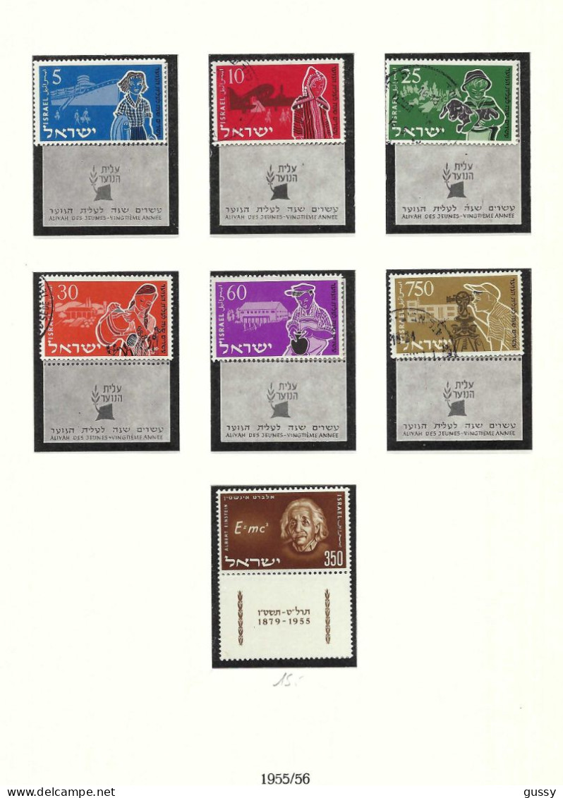 ISRAEL Ca.1952-57: Lot D' Obl. Et Neufs** - Used Stamps (with Tabs)