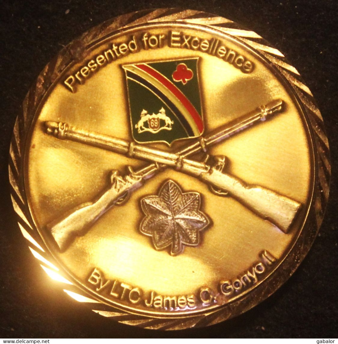 Médaille - 1st Battalion 69th Infantry, The Fighting 69th - Andere & Zonder Classificatie