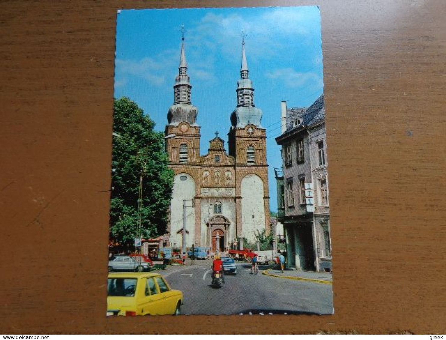 Eupen: St Niklaus Kirche (auto's, Voitures, Cars) --> Onbeschreven - Eupen