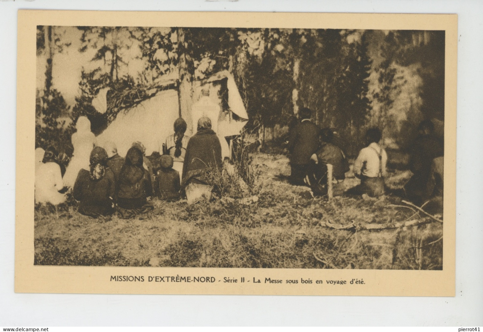 CANADA - MISSIONS D'EXTREME NORD - La Messe Sous Bois En Voyage D'été - Autres & Non Classés