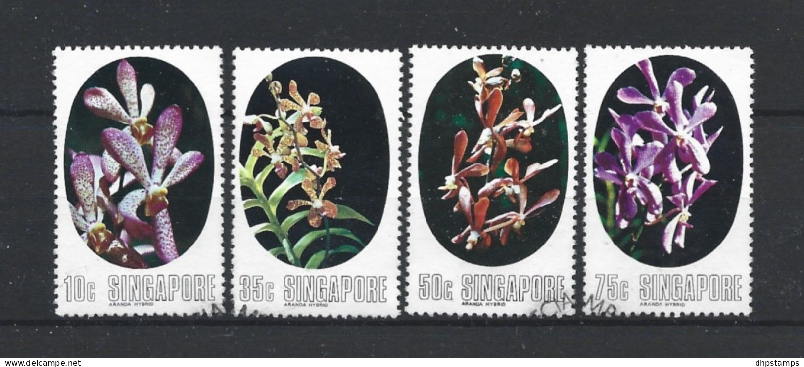 Singapore 1976 Orchids Y.T. 246/249 (0) - Singapore (1959-...)