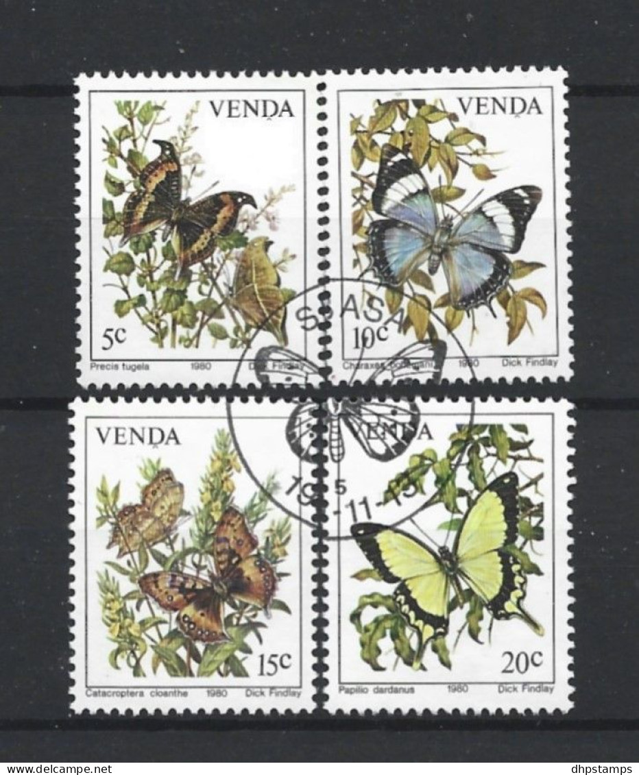 Venda 1980 Butterflies Y.T. 34/37 (0) - Venda