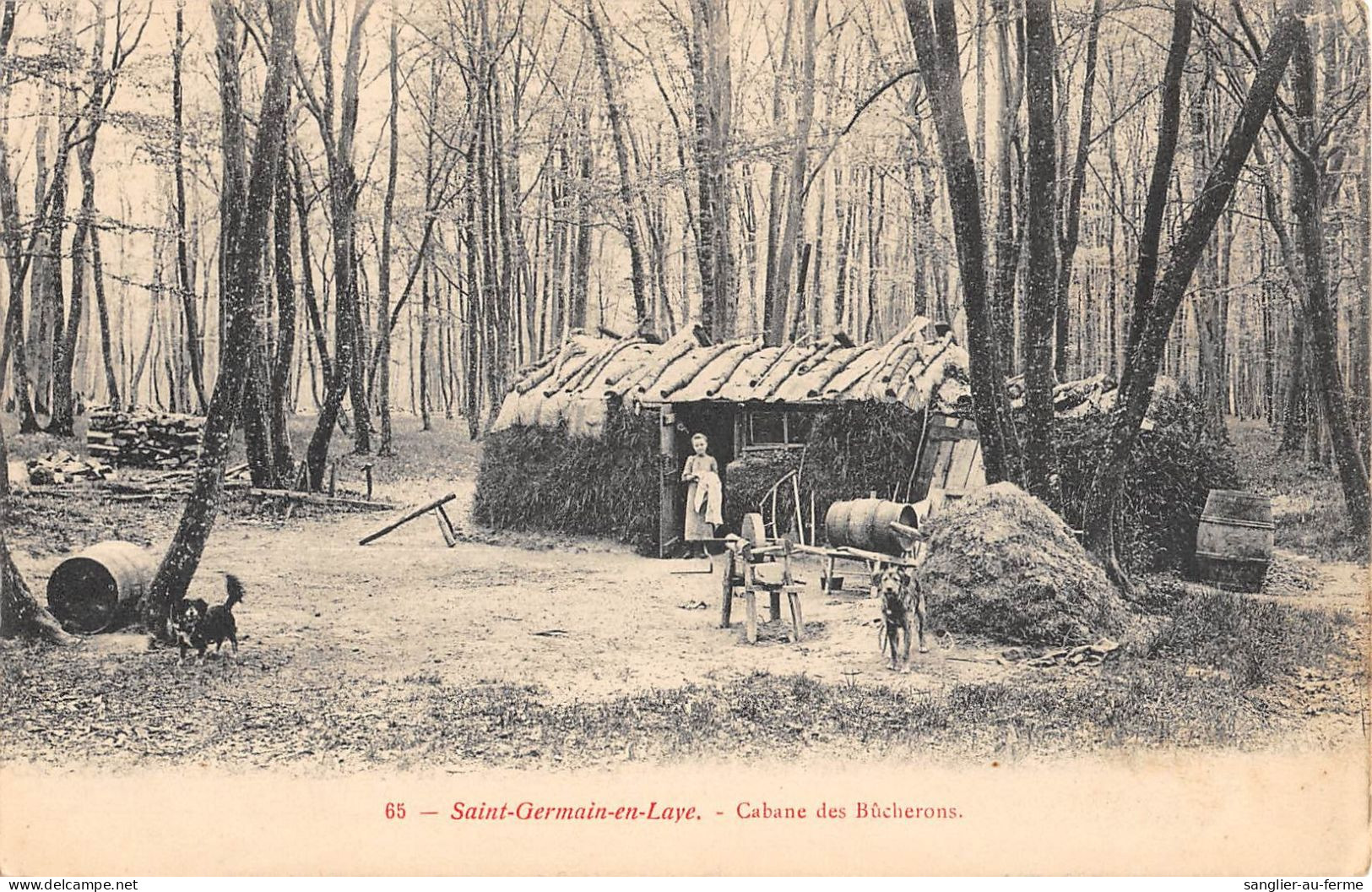 CPA 78 SAINT GERMAIN / CABANE DE BUCHERONS - St. Germain En Laye