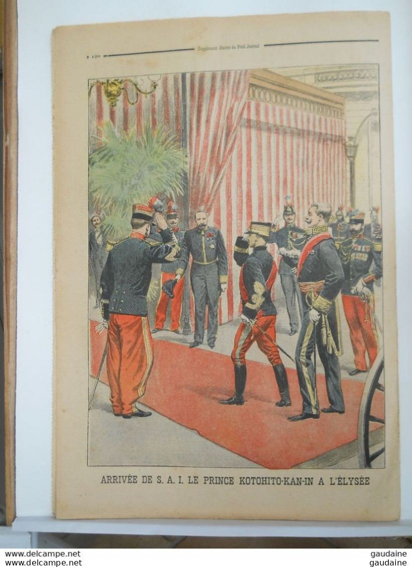 LE PETIT JOURNAL N° 491 - 15 AVRIL 1900 - GENERAL JOUBERT - EXPOSITION 1900 PAVILLON DES ETATS-UNIS- KOTOHITO-KHAN-IN - Le Petit Journal