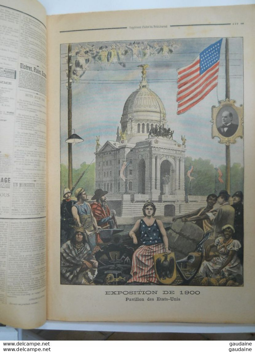 LE PETIT JOURNAL N° 491 - 15 AVRIL 1900 - GENERAL JOUBERT - EXPOSITION 1900 PAVILLON DES ETATS-UNIS- KOTOHITO-KHAN-IN - Le Petit Journal