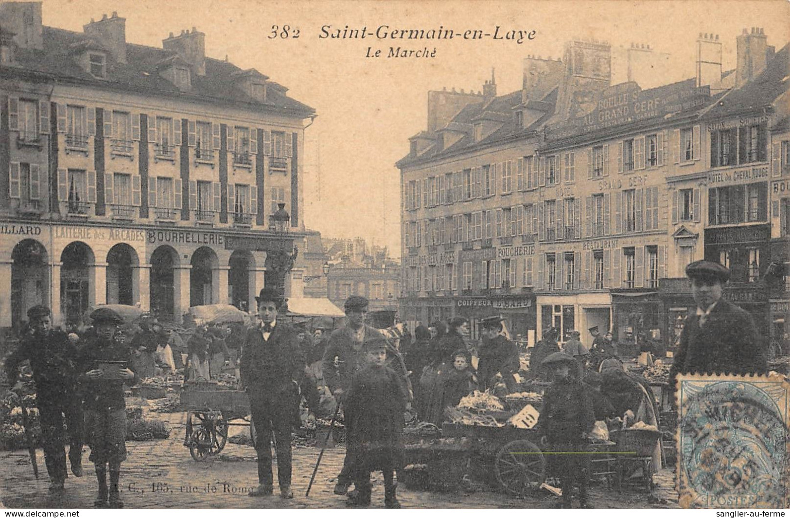 CPA 78 SAINT GERMAIN  EN LAYE / LE MARCHE - St. Germain En Laye