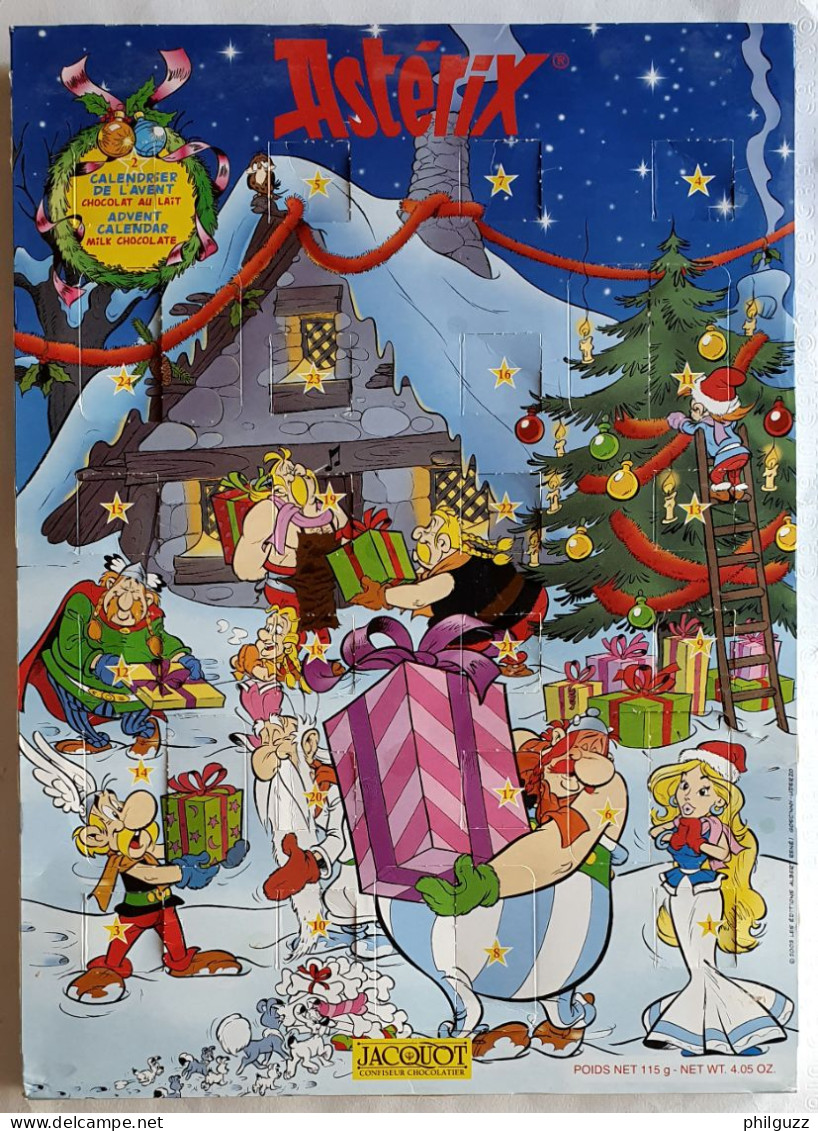 CALENDRIER DE L'AVENT JACQUOT ASTERIX SAPIN CADEAUX 2003 Vide - UDERZO GOSCINNY - Agenda & Kalender