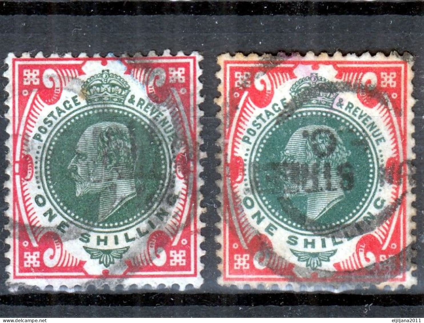 Great Britain - GB / UK 1902 - 1913 ⁕ KEVII. 30v used / shades / unchecked - see scan