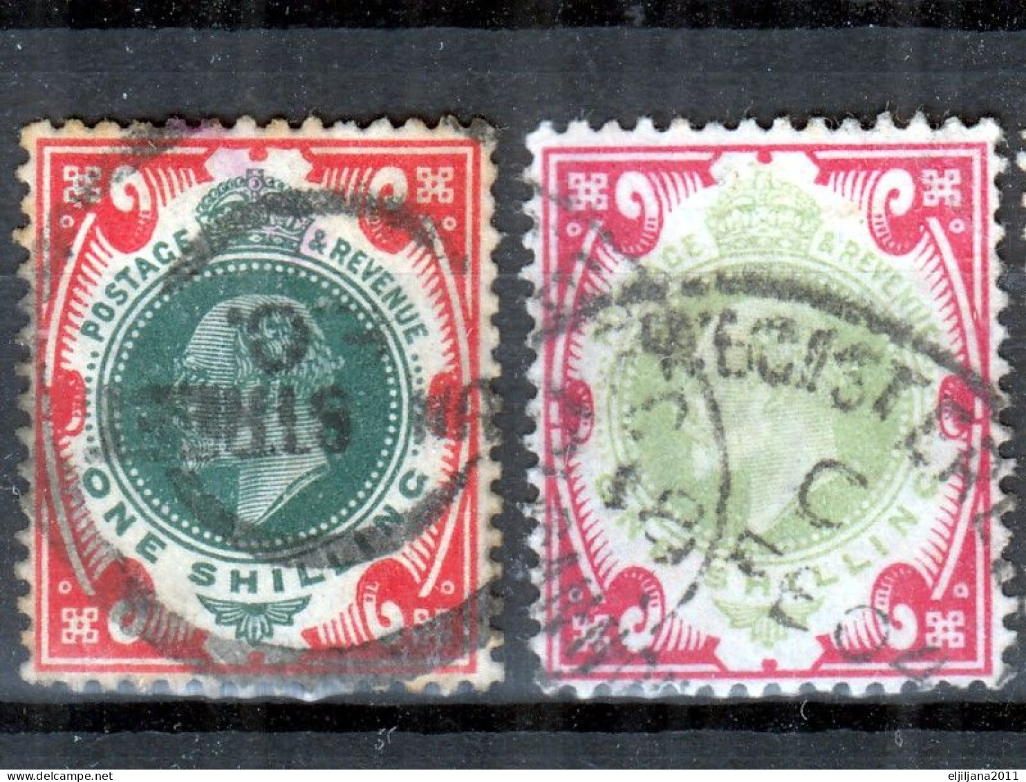 Great Britain - GB / UK 1902 - 1913 ⁕ KEVII. 30v used / shades / unchecked - see scan