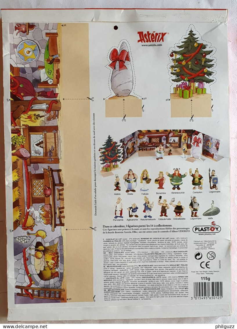 CALENDRIER DE L'AVENT JACQUOT ASTERIX ENTREE CADEAUX 2005  Vide - UDERZO GOSCINNY - Agendas & Calendriers