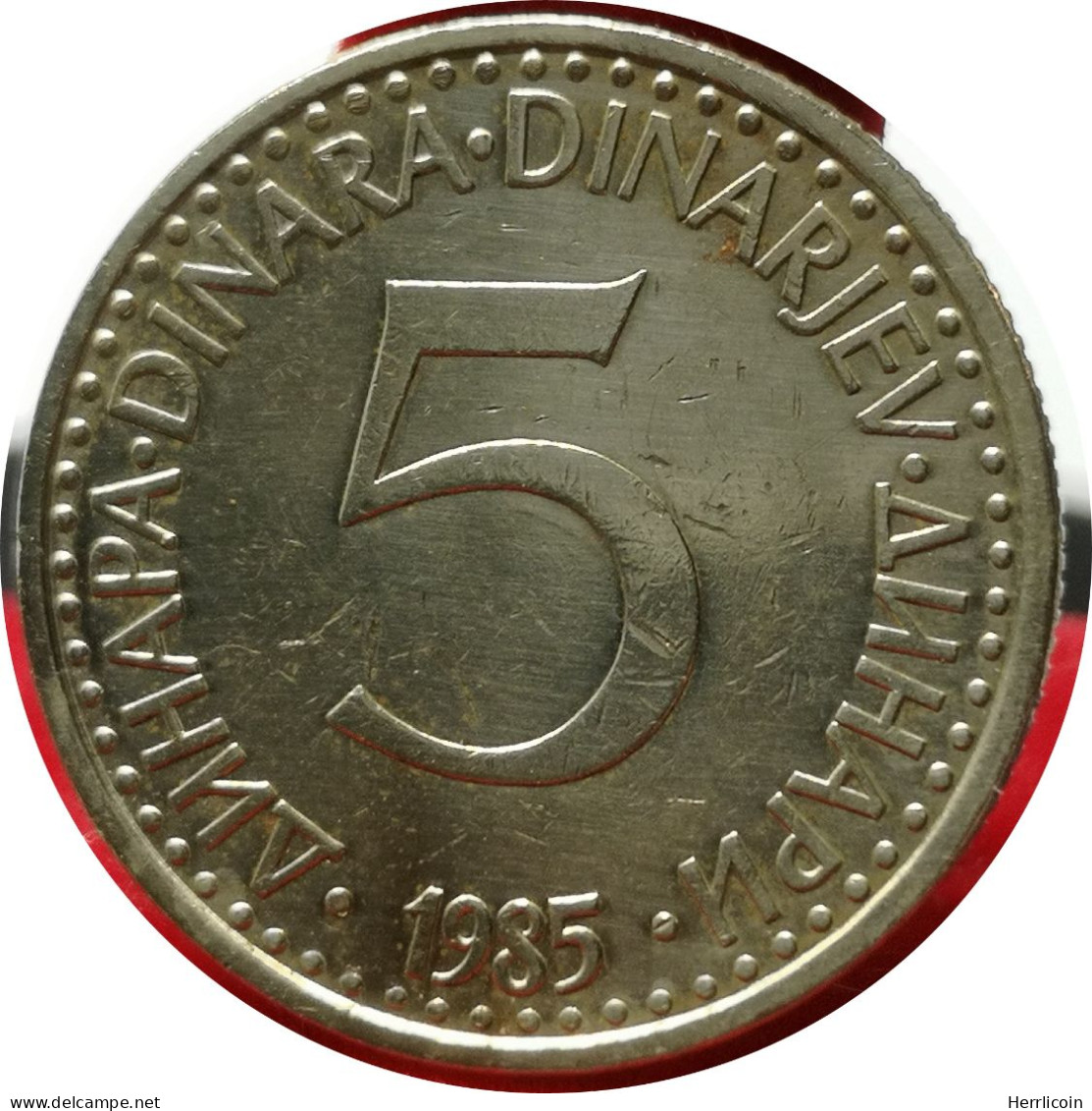 1985  - 5 Dinars  Yougoslavie - Joegoslavië