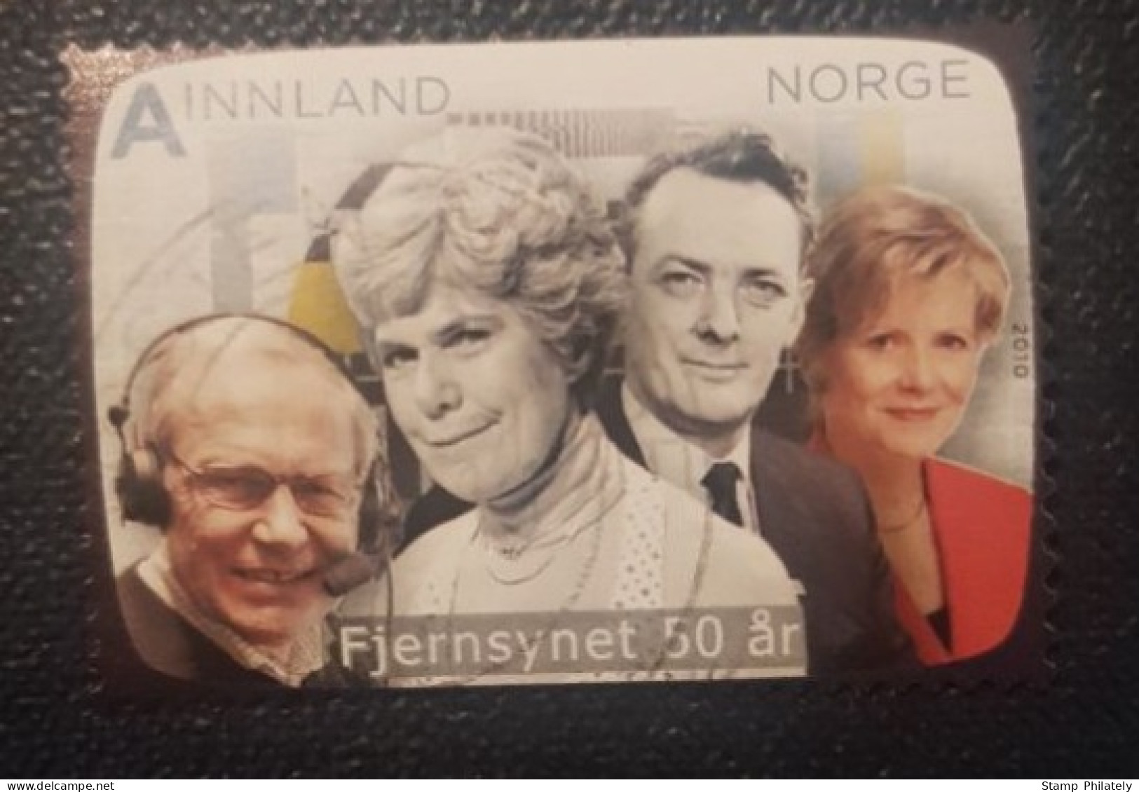 Norway Used Stamp 2010 Anniversary Of Norwegian Television - Gebraucht