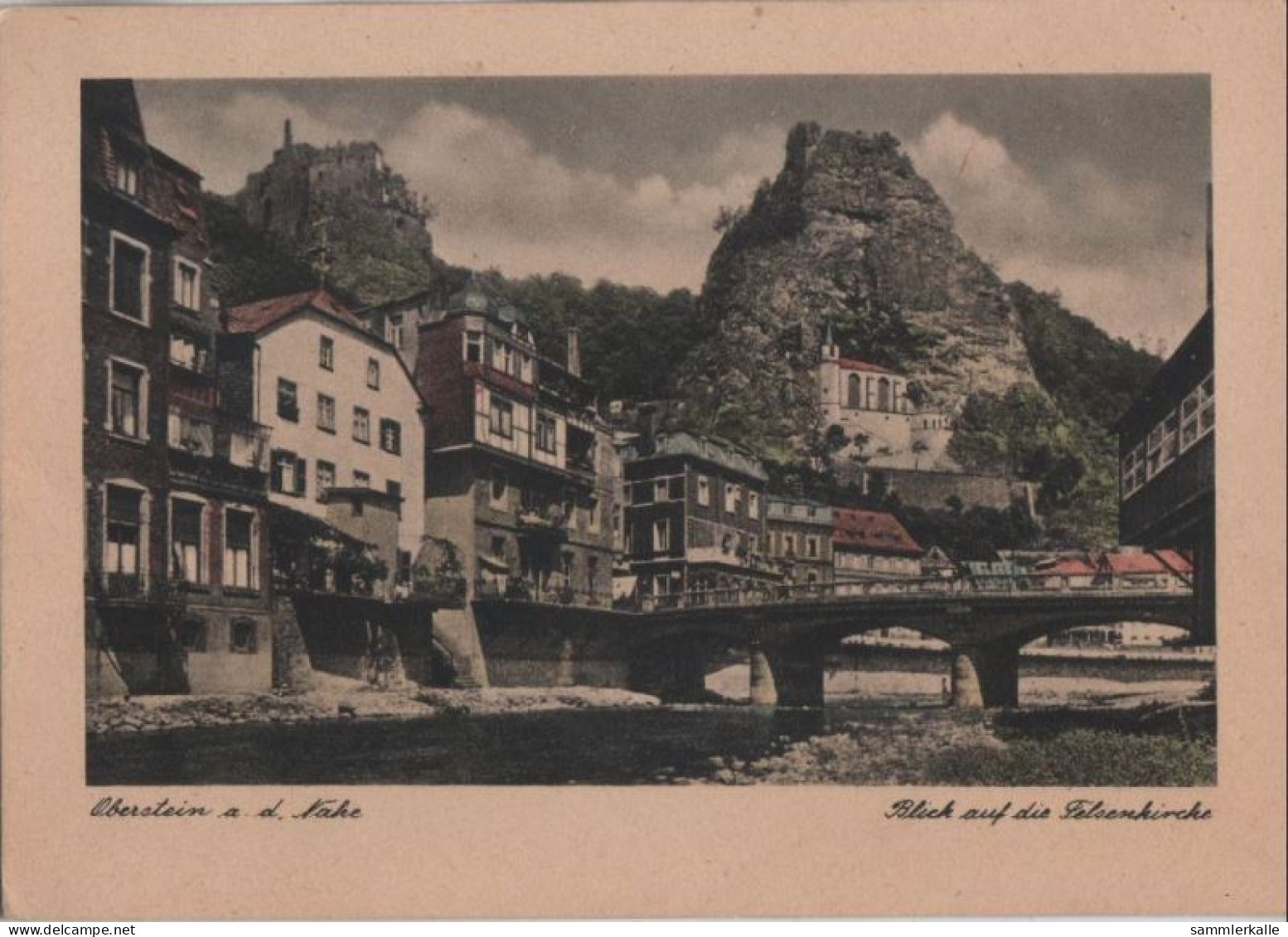 66627 - Oberstein - Blick Auf Felsenkirche - Ca. 1940 - Idar Oberstein