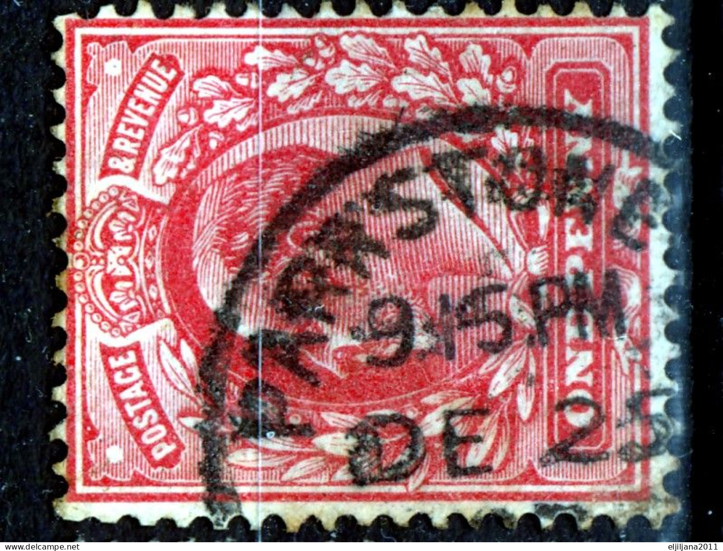 Great Britain - GB / UK 1902 ⁕ KEVII. 1d, One Penny 18v Used / Shades / Unchecked - Postmark - See Scan - Used Stamps