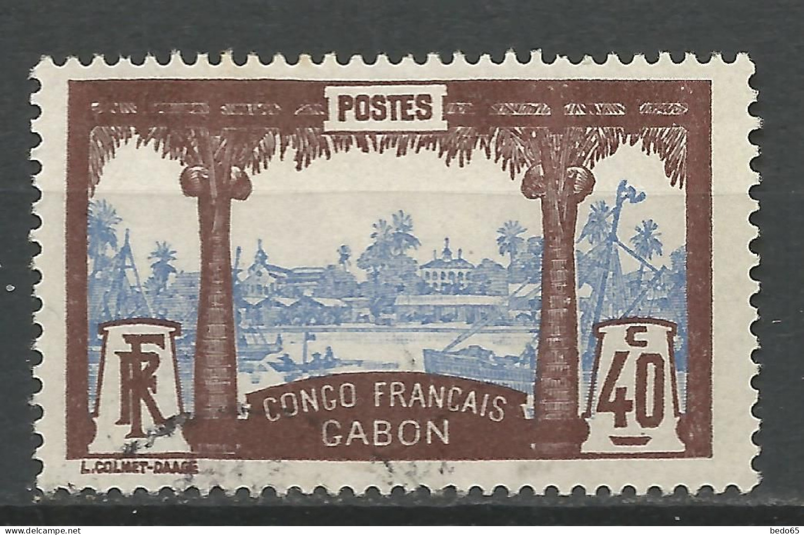 GABON N° 42 OBL/ Used - Used Stamps