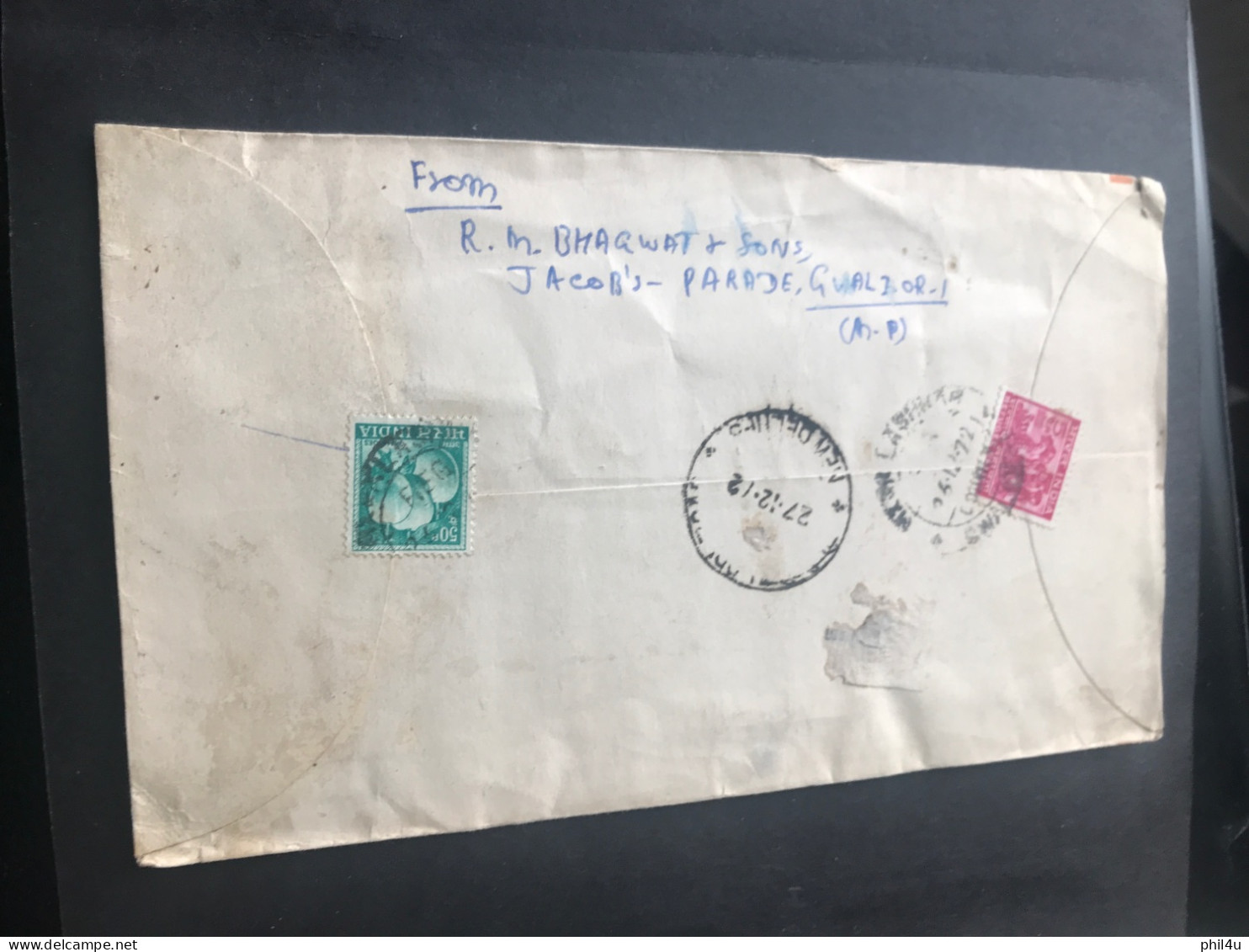 Mahatma Gandhi 1969 FDCANCEL Cover 1 Postal Order-child Smile Nations Pride 2 Stamps Regd Cover Ganesh Ganj 3 Items - Mahatma Gandhi