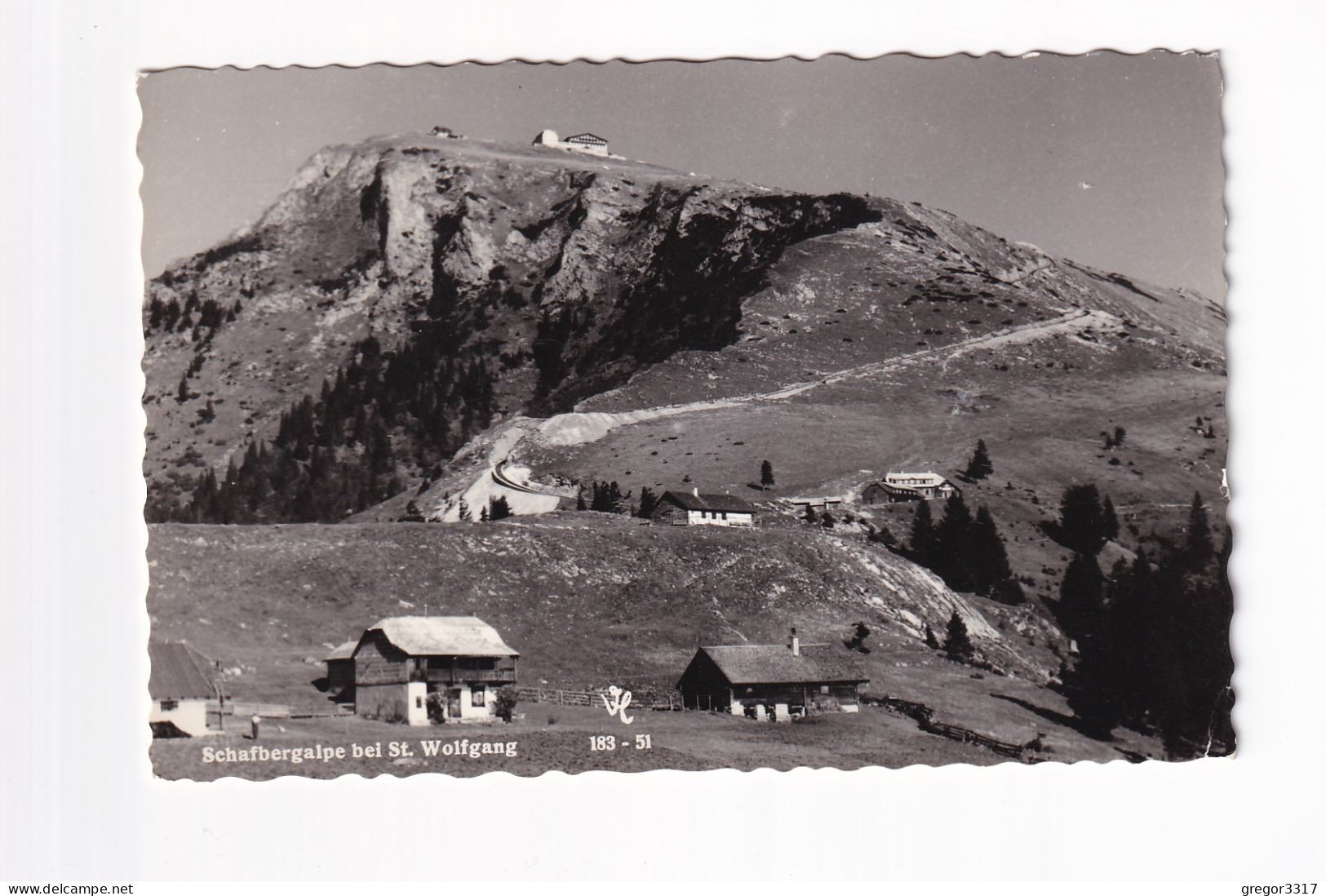 E5397) Schafbergalpe Bei ST., WOLFGANG Mit Tollen HAUS DETAILS Im Vordergrund ALT - St. Wolfgang