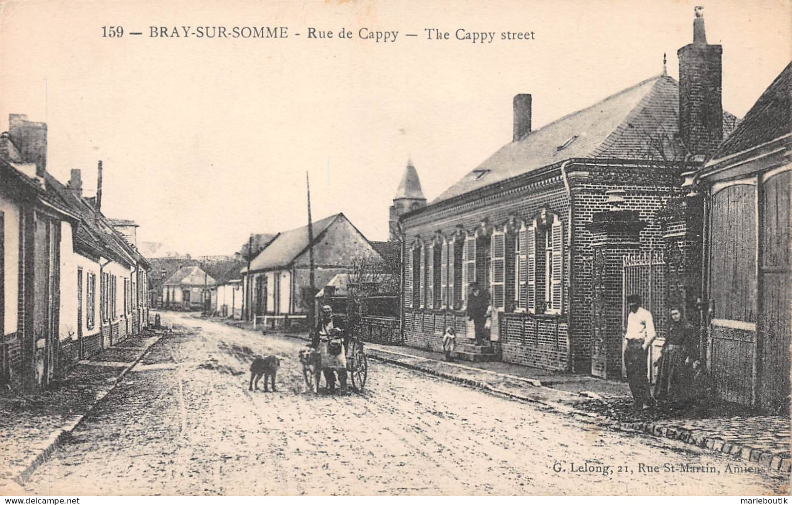 Bray Sur Somme – Rue De Cappy Animée  - Bray Sur Somme
