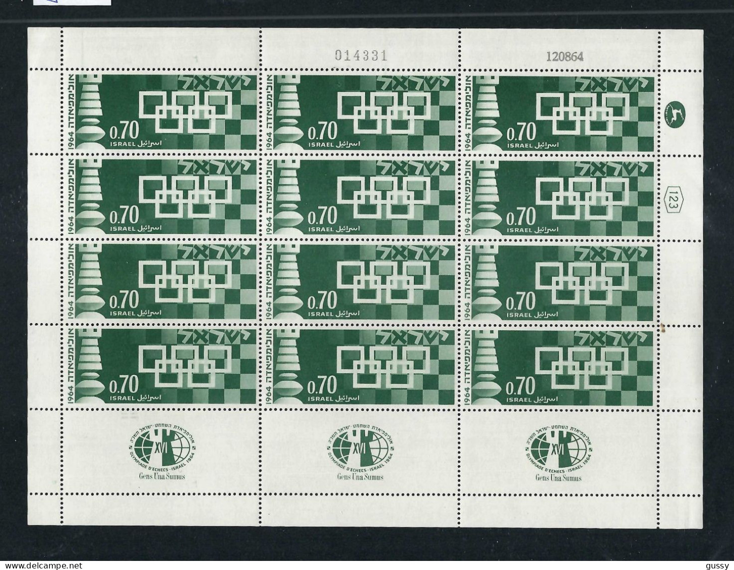 ISRAEL Ca.1964: Lot De Neufs** Avec Tabs - Unused Stamps (with Tabs)