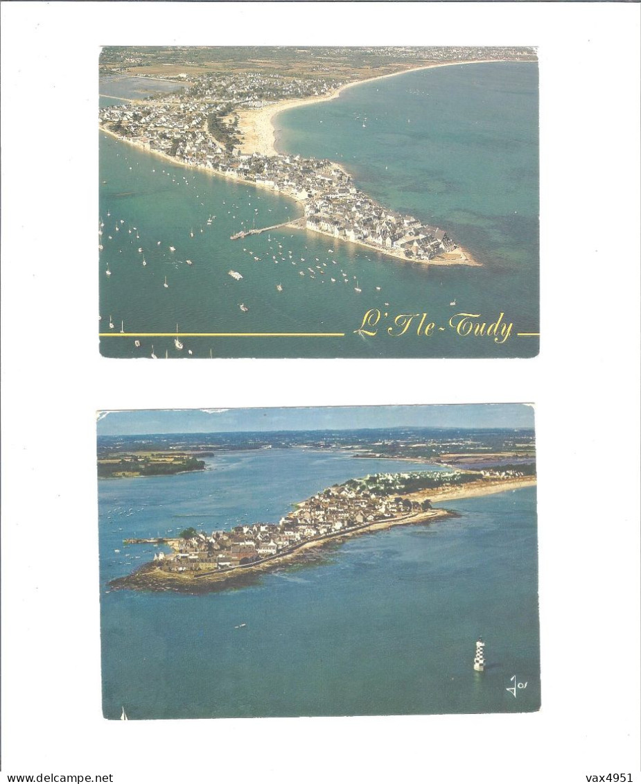 L ILE TUDY  LOT DE 2 CARTES          ****   A  SAISIR   ***** - Ile Tudy