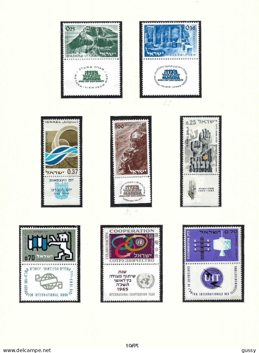 ISRAEL Ca.1965-66: Lot De Neufs** Avec Tabs - Nuevos (con Tab)