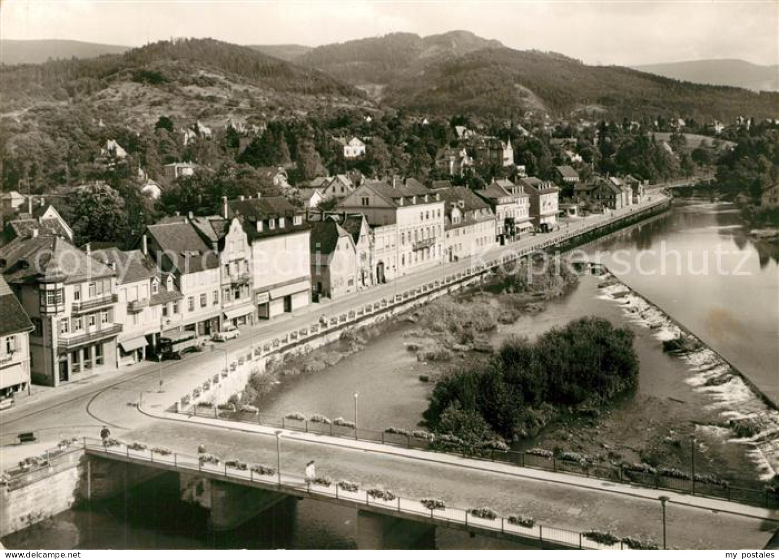 73283692 Gernsbach Fliegeraufnahme Brueckenpartie Murgtal Gernsbach - Gernsbach