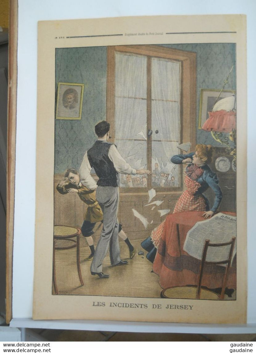 LE PETIT JOURNAL N° 499 - 10 JUIN 1900 - LES OUVRIERS ANGLAIS A L'EXPOSITION - EXPOSITION 1900 PAVILLON DE L'ALGERIE - Le Petit Journal