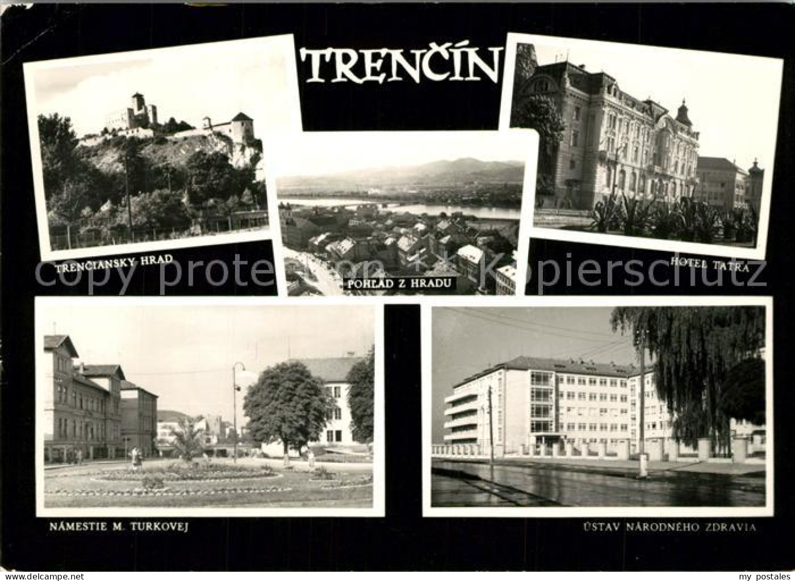 73282992 Trencin Trentschinteplitz Hrad Hotel-Tatra Namesti M Turkovej Trencin T - Slovaquie