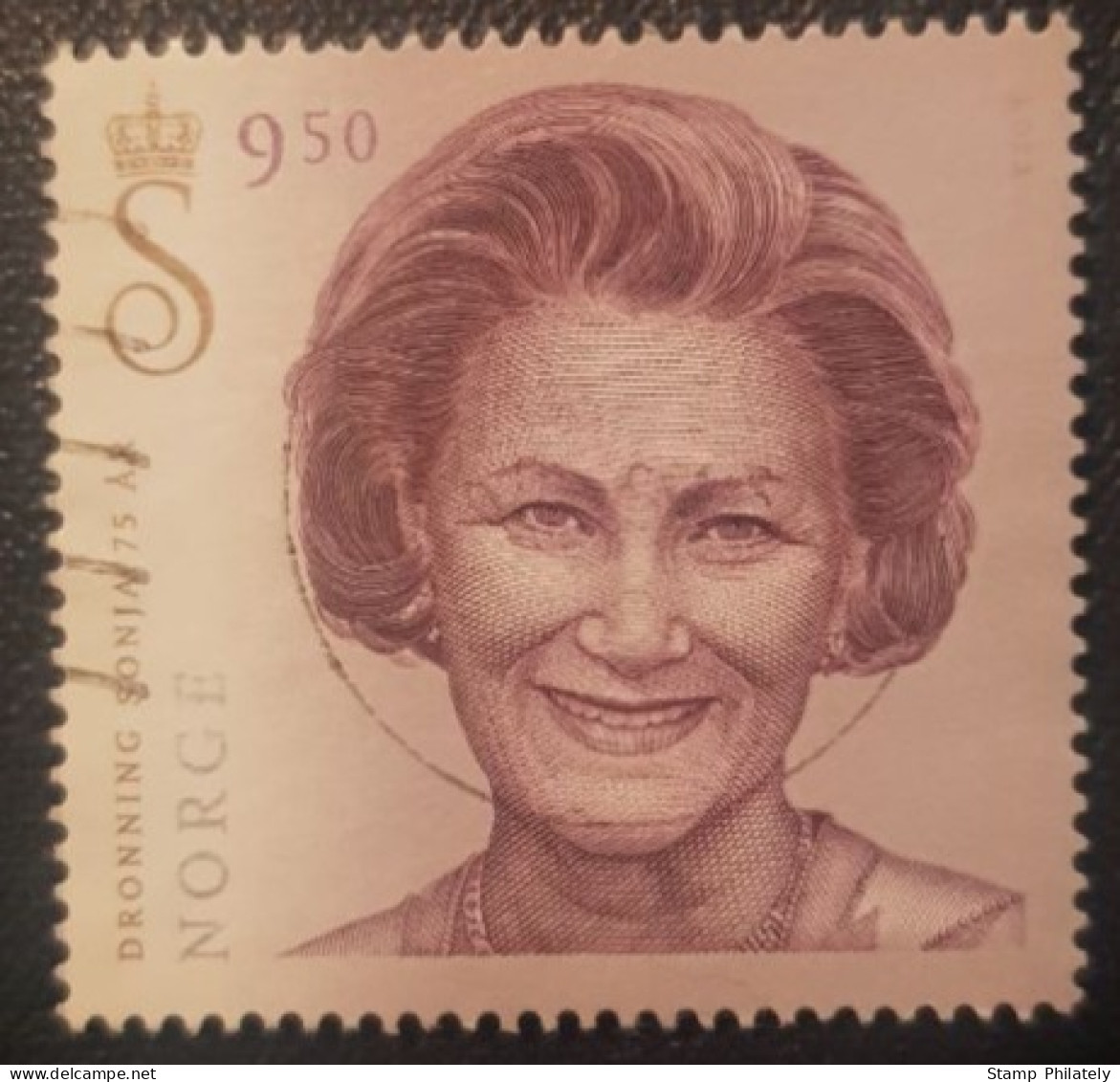 Norway 9.5Kr Queen Sonja Used - Usados