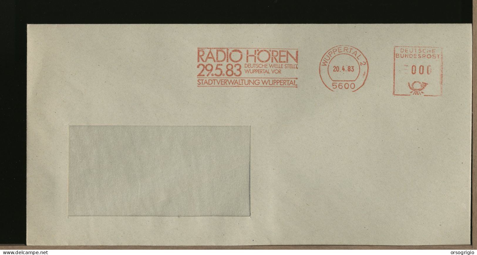 GERMANY - DEUTSCHE - WUPPERTAL  -  RADIO HOREN - Orologeria