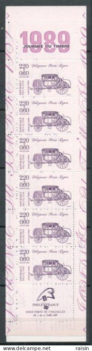 France 1989 Carnet Journée Du Timbre Neuf Non Plié - Tag Der Briefmarke