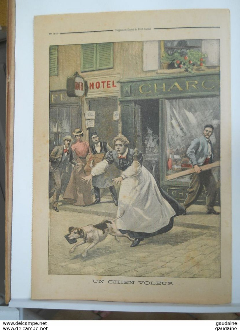 LE PETIT JOURNAL N° 506 - 29 JUILLET 1900 - UNE CHASSE A L'HOMME - PAVILLON DE MONACO - UN CHIEN VOLEUR - Le Petit Journal