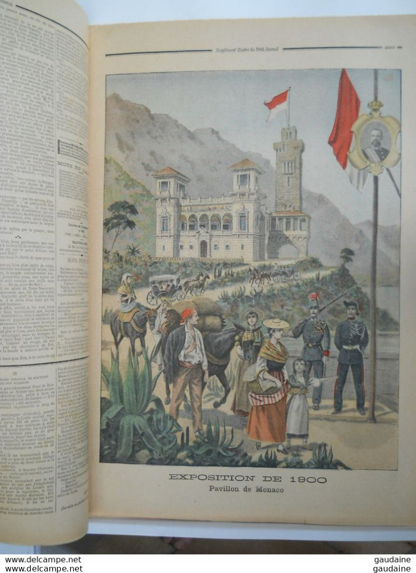 LE PETIT JOURNAL N° 506 - 29 JUILLET 1900 - UNE CHASSE A L'HOMME - PAVILLON DE MONACO - UN CHIEN VOLEUR - Le Petit Journal