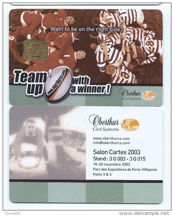 Oberthur Team Up Winner Rugby Salon Cartes 2003 (BA0615 - Deportes