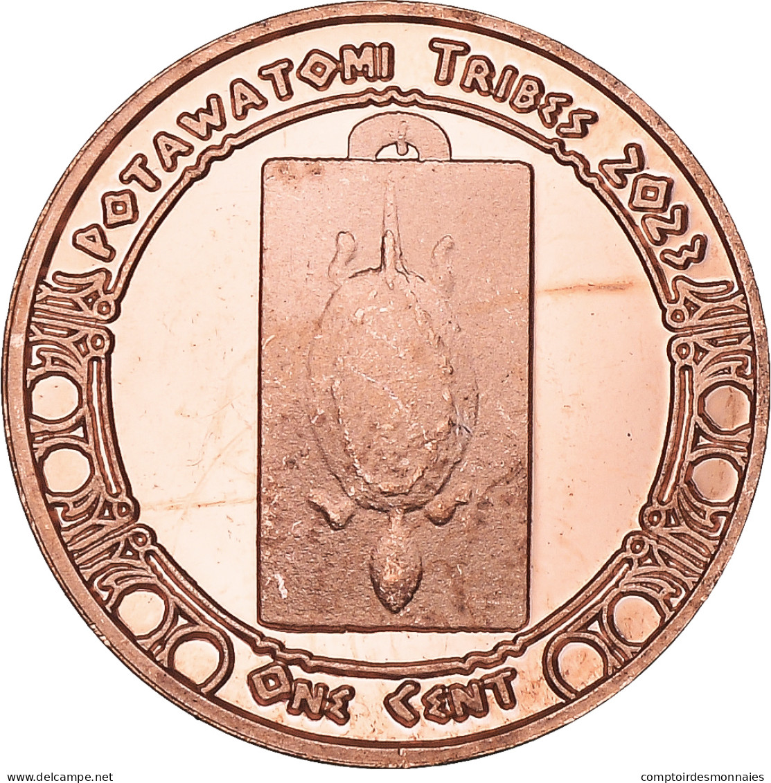 Monnaie, États-Unis, Cent, 2023, Tribus Des Amérindiens. Potawatomi Tribes.BE - Conmemorativas