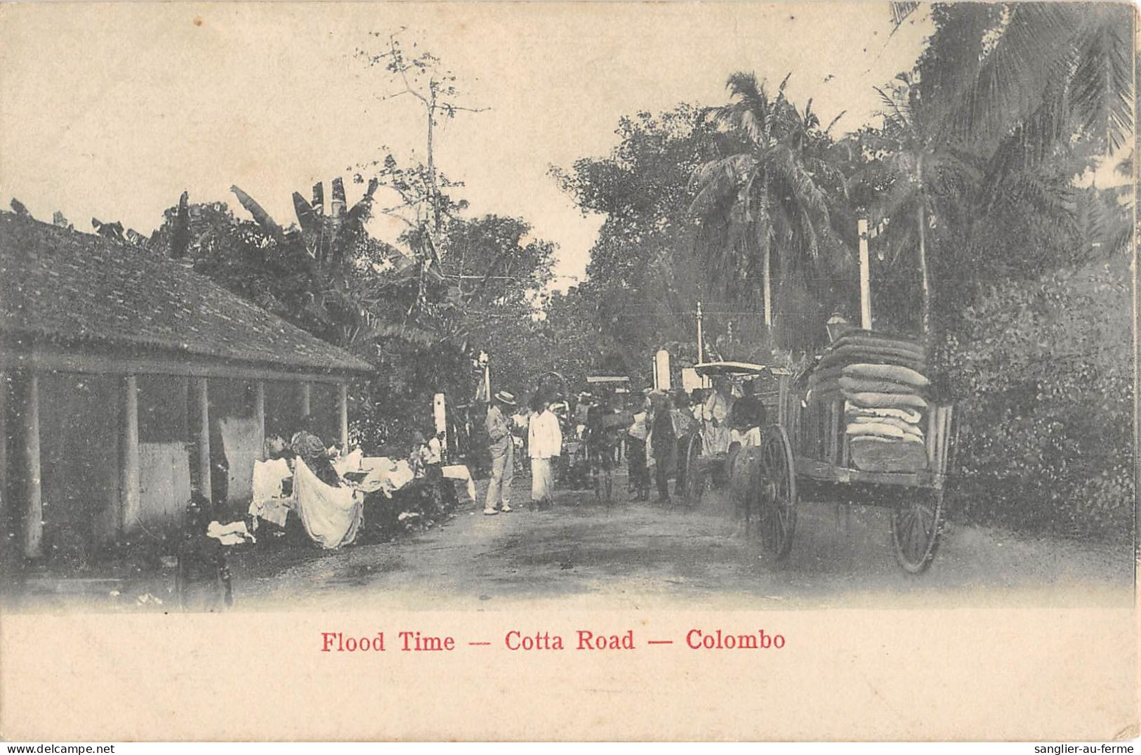 CPA FLOOD TIME / COTTA ROAD / COLOMBO / CEYLON / CEYLAN - Sri Lanka (Ceylon)