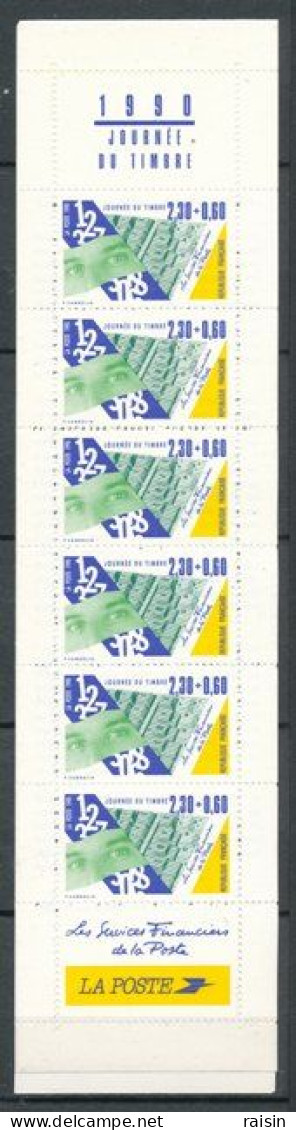 France 1990 Carnet Journée Du Timbre Neuf Non Plié - Stamp Day